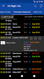 Hong Kong Flight Info スクリーンショット 1