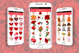 Romantic Rose Stickers 스크린샷 2