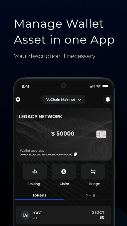 Legacy Wallet Скриншот 0