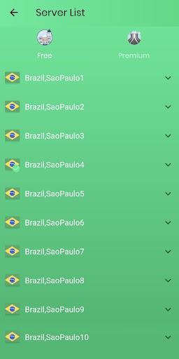 VPN Brazil - Fast VPN Proxy (MOD) Screenshot 2