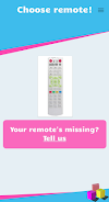 Remote for Catvision TV Ảnh chụp màn hình 0