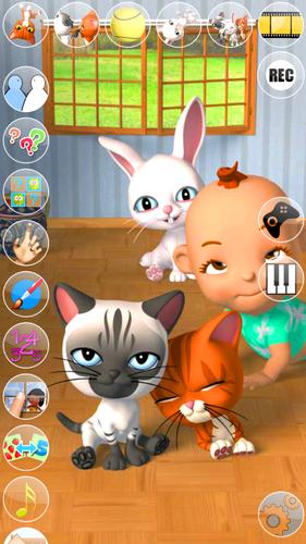Schermata Talking 3 Friends Cats & Bunny 3
