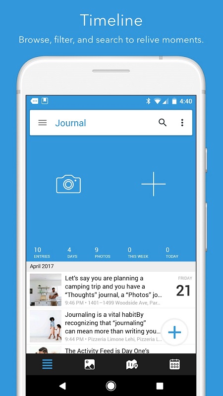 Day One Journal: Private Diary スクリーンショット 1