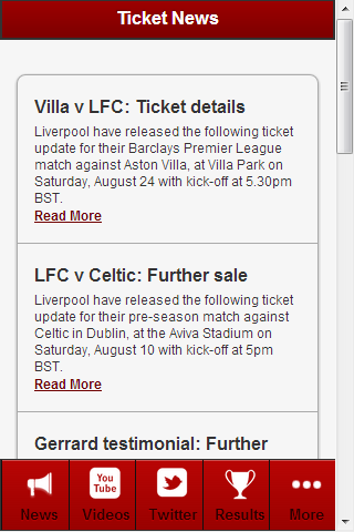 Liverpool Football News应用截图第0张