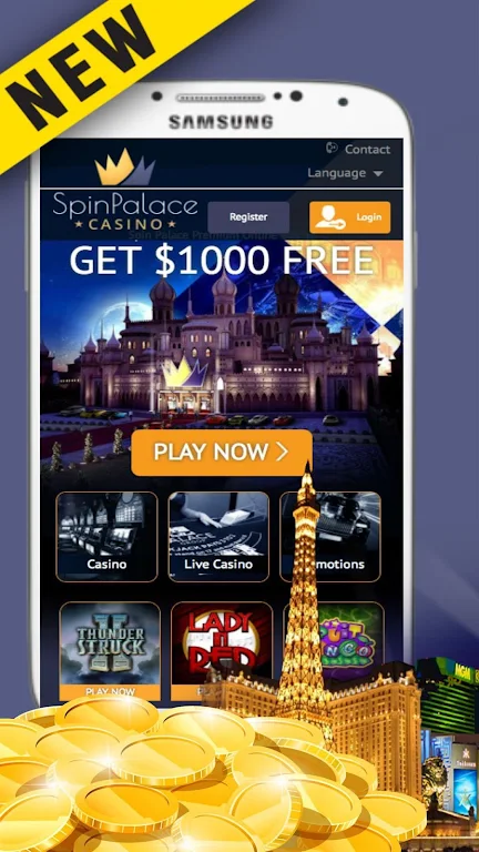SPINPALACE - New Bonuses Tangkapan skrin 0