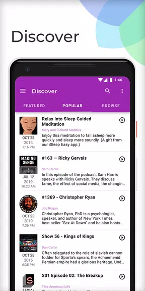 Schermata Podcast Guru - Podcast App 2