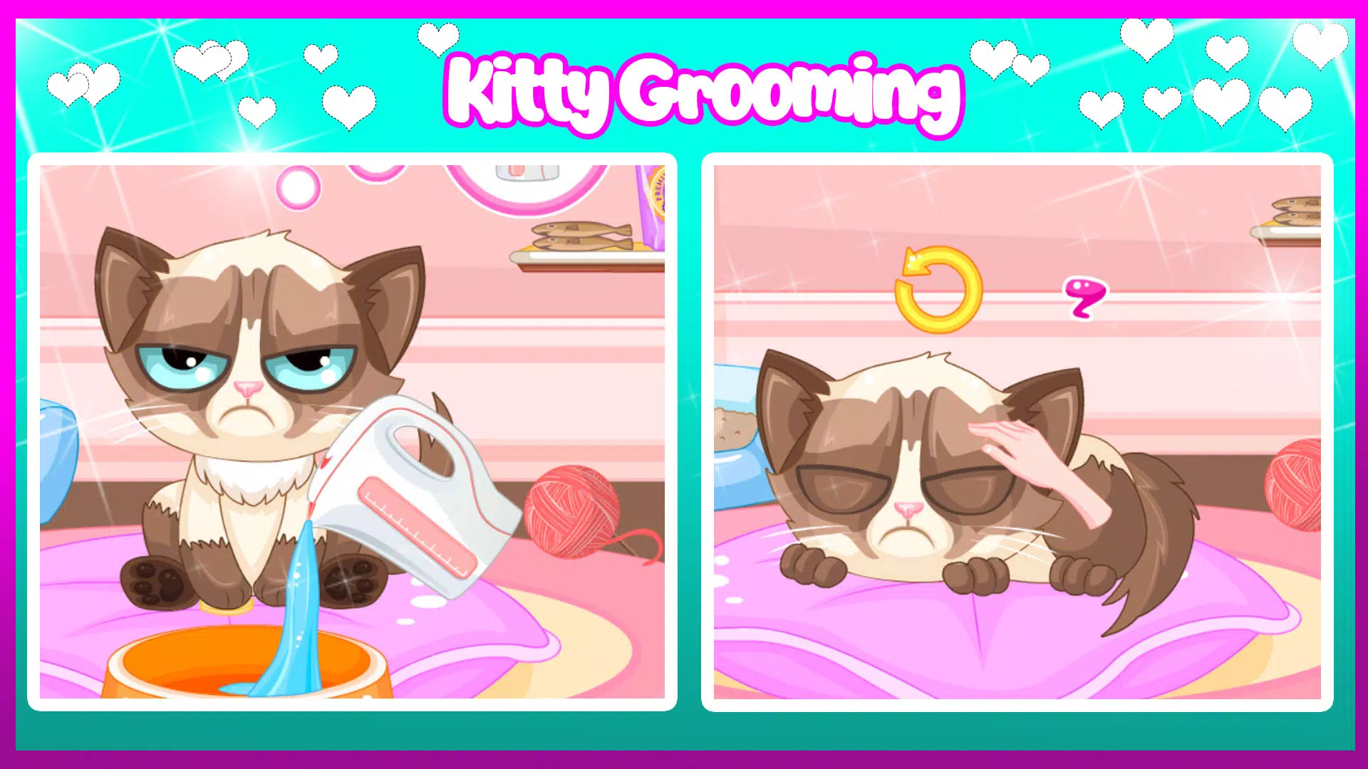 Sleepy Kitty Grooming 螢幕截圖 0