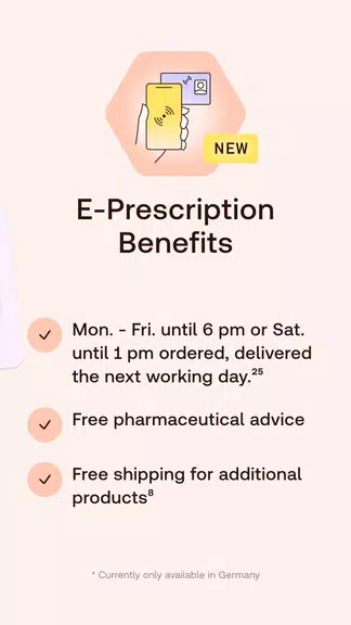 Redcare: Online Pharmacy Captura de tela 1