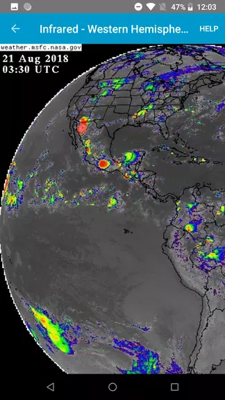 Simple Satellite Weather Loops Tangkapan skrin 0