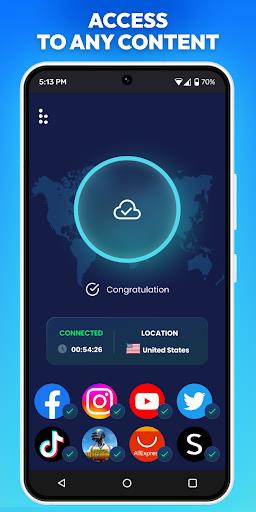 VPN App Private Proxy Download Captura de pantalla 0