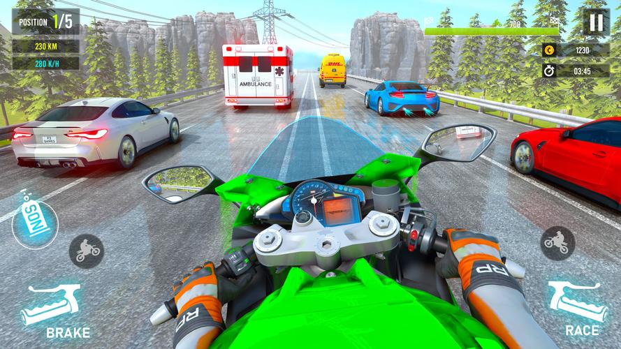 Moto Traffic Bike Race Game 3d スクリーンショット 3