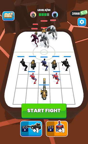 Merge Master Superhero Battle Mod 螢幕截圖 0