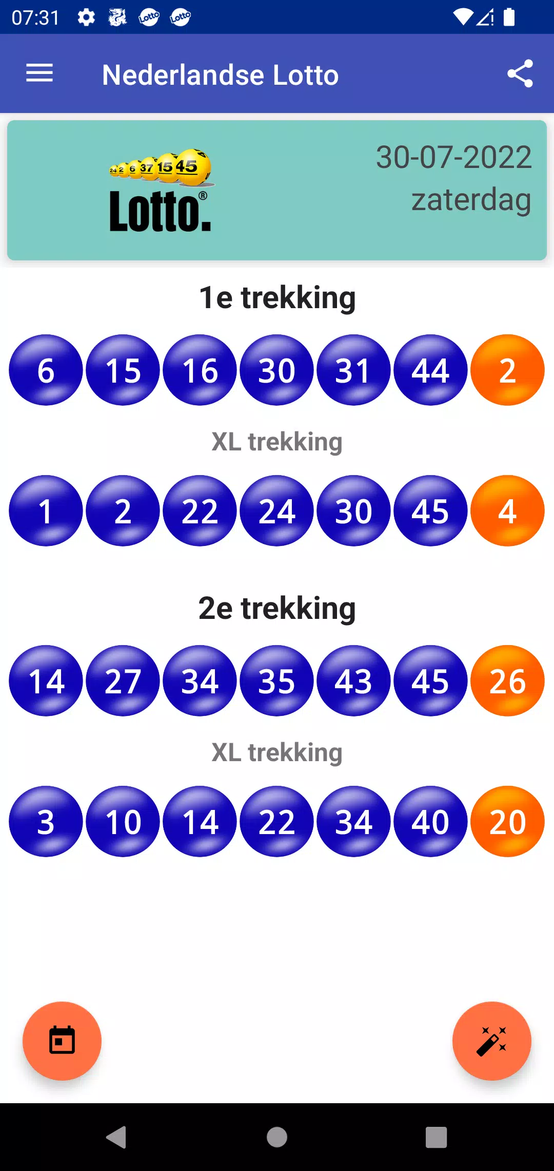 Nederlandse Lotto Voorspelling 螢幕截圖 0