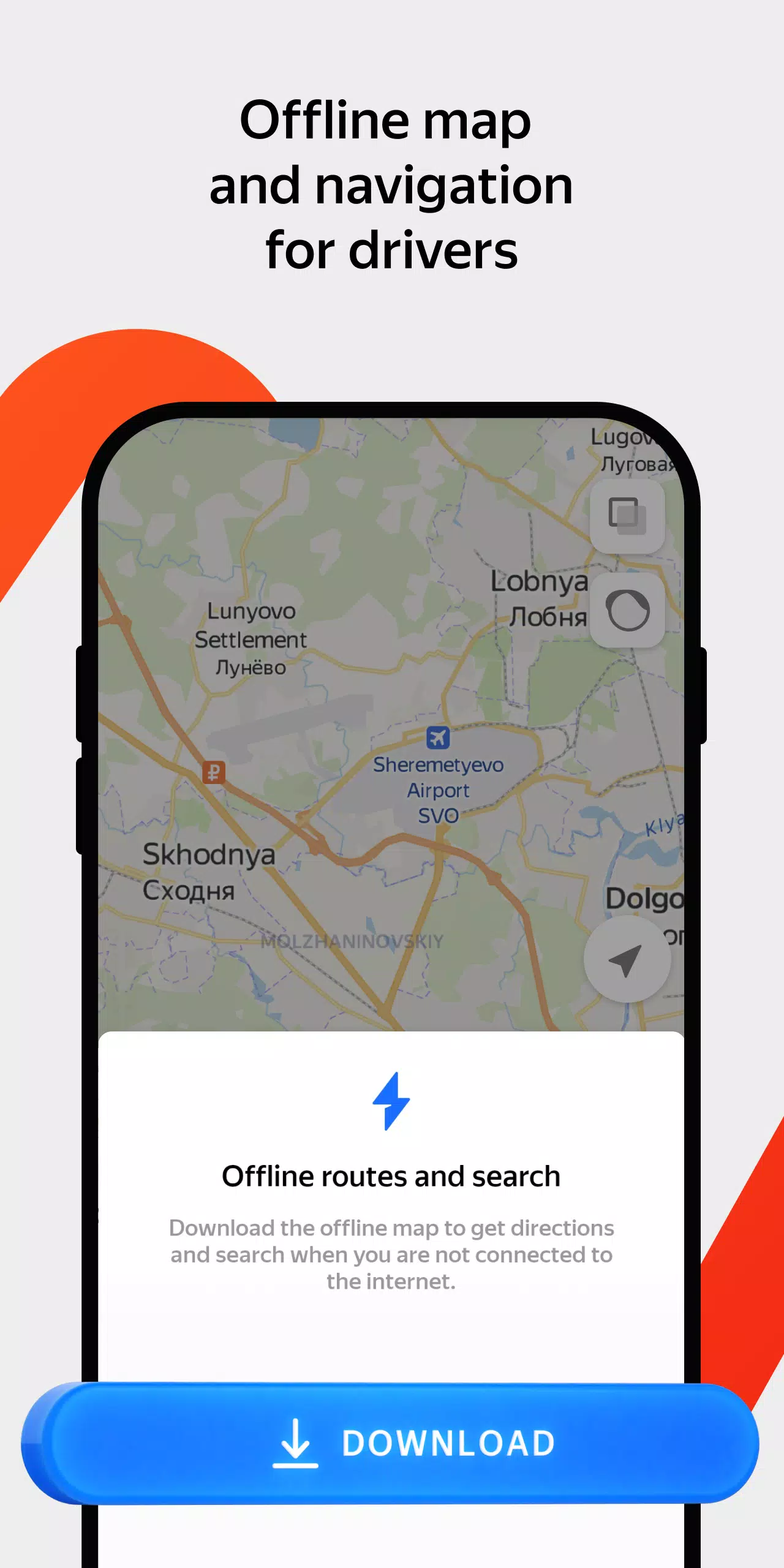 Schermata Yandex Maps and Navigator 3