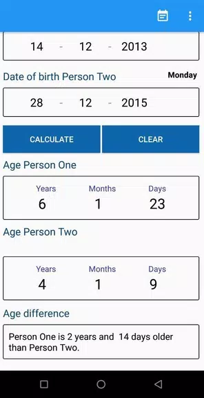 Age Calculator Schermafbeelding 1