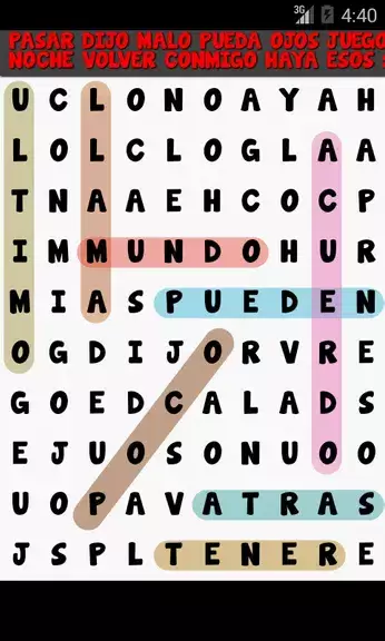 Word Search multilingual Screenshot 3