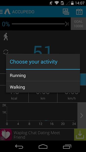 Podomètre Accupedo Screenshot 1