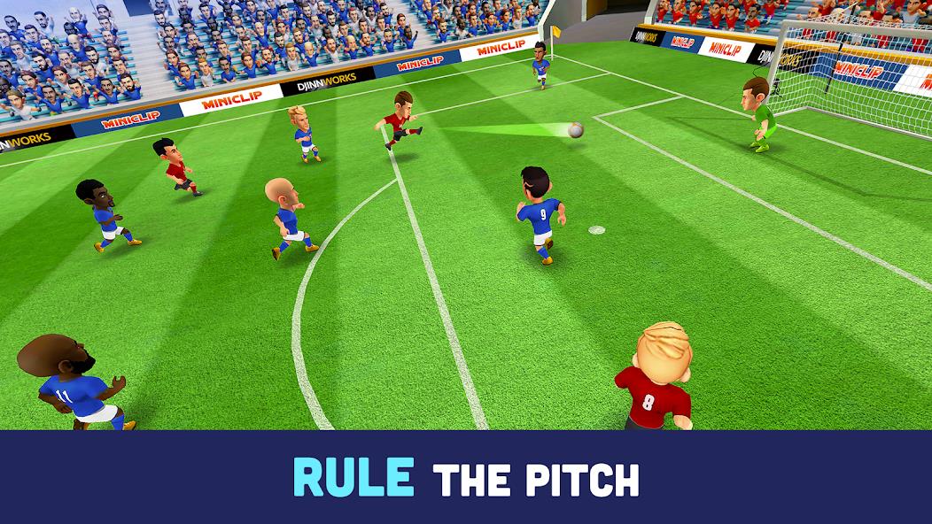 Mini Football - Mobile Soccer Mod Capture d'écran 2