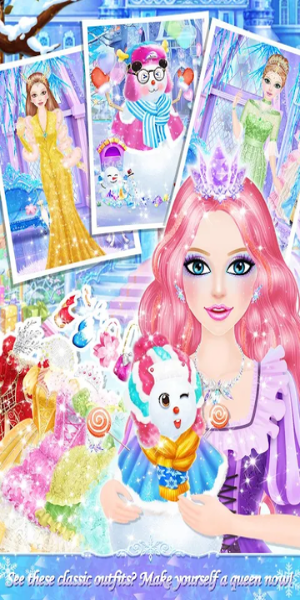 Princess Salon: Frozen Party Mod Tangkapan skrin 2