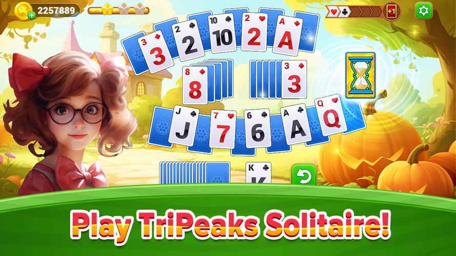 TriPeaks Solitaire Flowers スクリーンショット 0