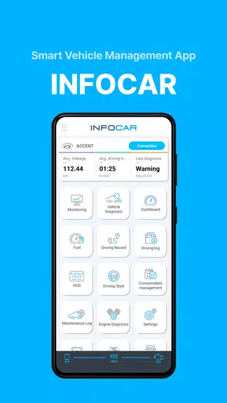 Infocar - OBD2 ELM Diagnostic स्क्रीनशॉट 0