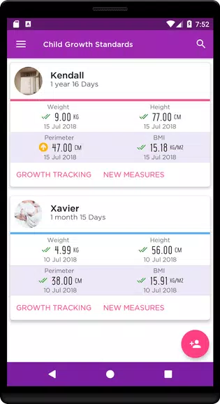 Child Growth Tracking Ảnh chụp màn hình 0