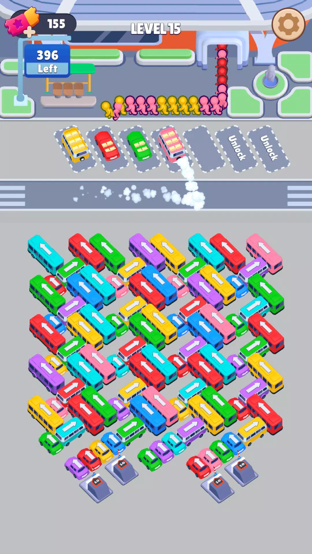 Bus Sort: Car Parking Jam 螢幕截圖 3