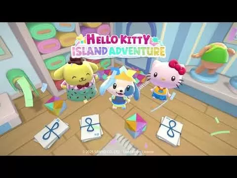 Hello Kitty and friends celebrating Paper Parade event