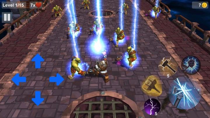 Schermata Thor Thunder Hammer: Hero Game 0