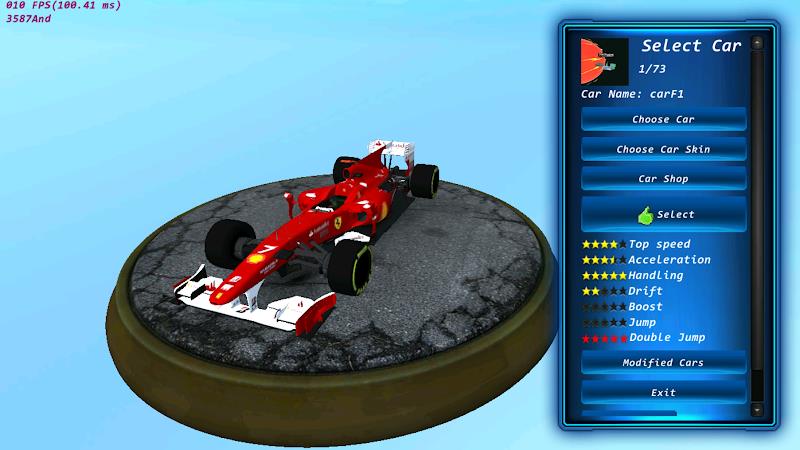 Schermata TrackRacing Online 2