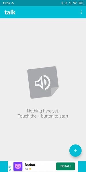 Talk: Text to Voice Screenshot 0