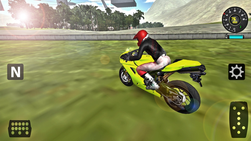 Motorbike Damage Racing Screenshot 0