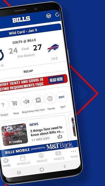 Buffalo Bills Mobile Скриншот 2