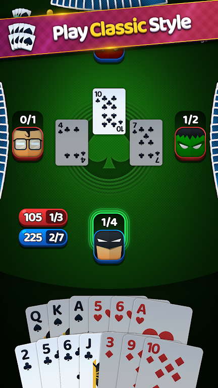 Spades Classic - Card Game Скриншот 1