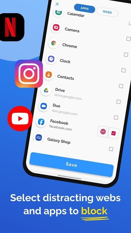 AppBlock - 앱과 사이트 차단 스크린샷 0