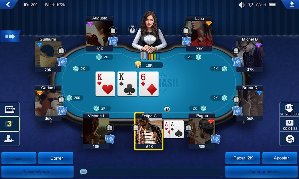 Poker Brasil HD 螢幕截圖 1
