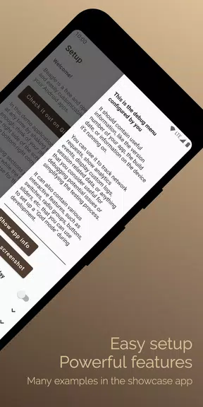 Beagle - Debug menu demo স্ক্রিনশট 1