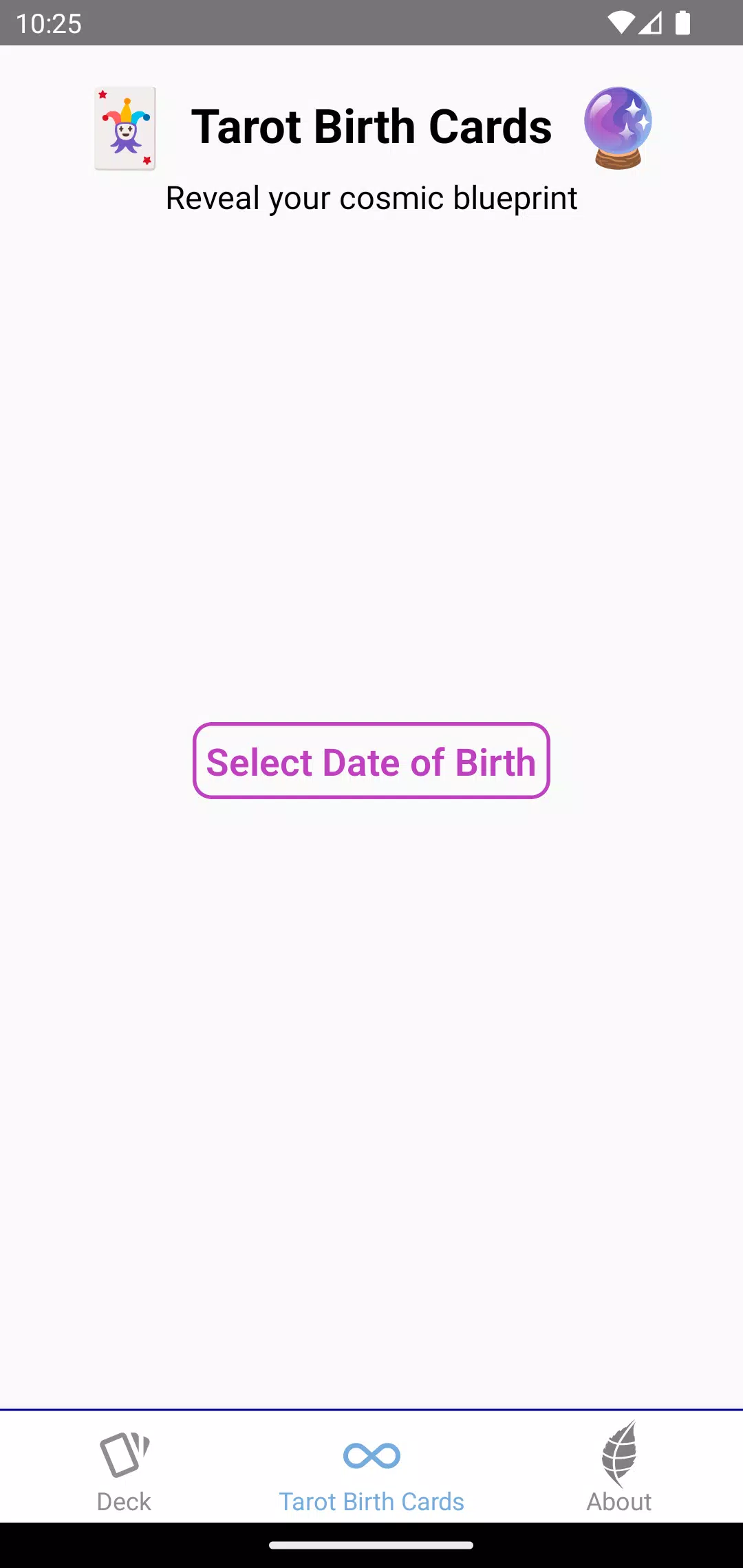 Tarot Birth Cards应用截图第0张