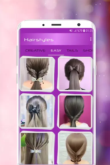 Hairstyles Step by Step Videos スクリーンショット 2