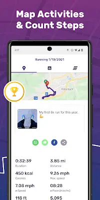 FITAPP: Run Distance Tracker স্ক্রিনশট 2