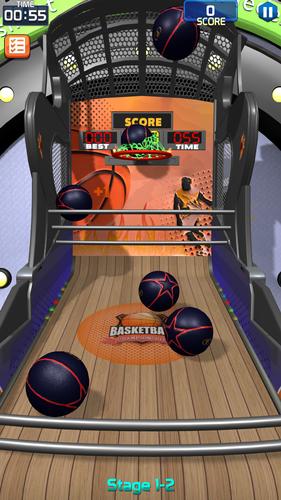 Flick Basketball Stages 螢幕截圖 1