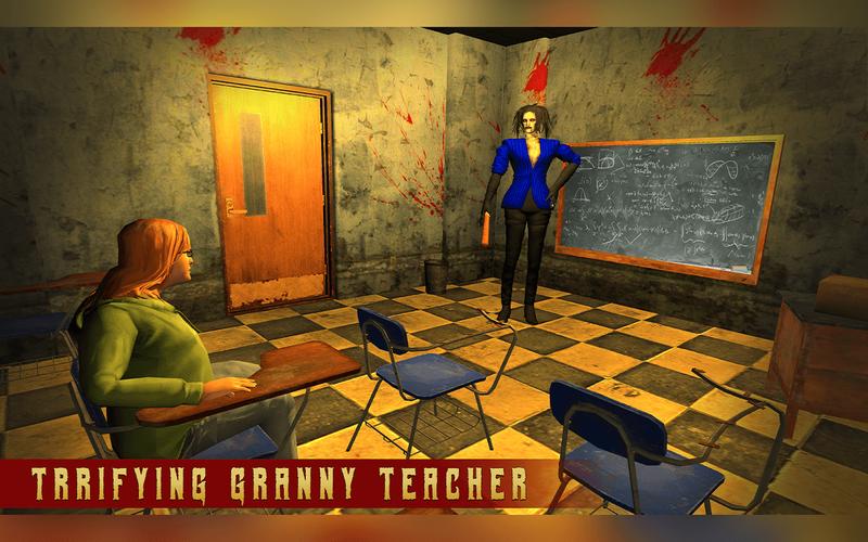 Terrifying Teacher Granny Game Ekran Görüntüsü 0
