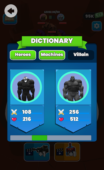 Merge Master Superhero Battle Mod 螢幕截圖 3