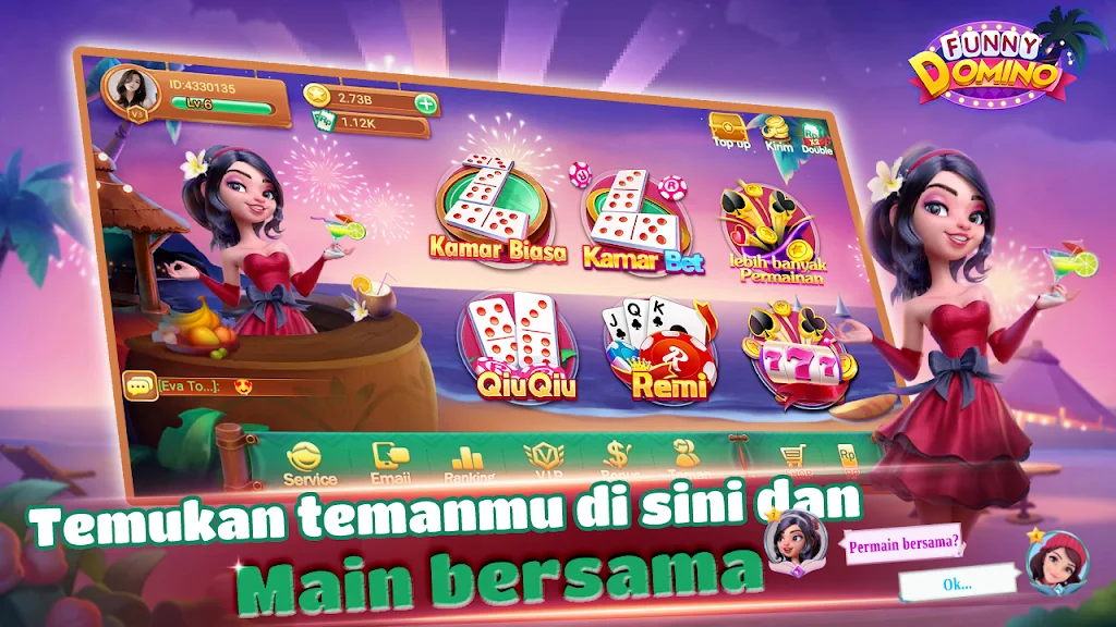 Funny Domino:Gaple QiuQiu স্ক্রিনশট 0