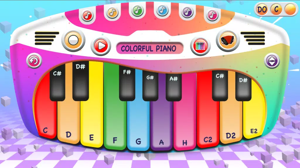 Colorful Piano 螢幕截圖 1