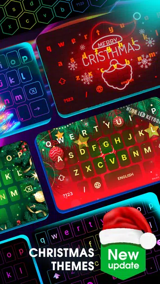 Neon LED Keyboard: Teclado LED Screenshot 2