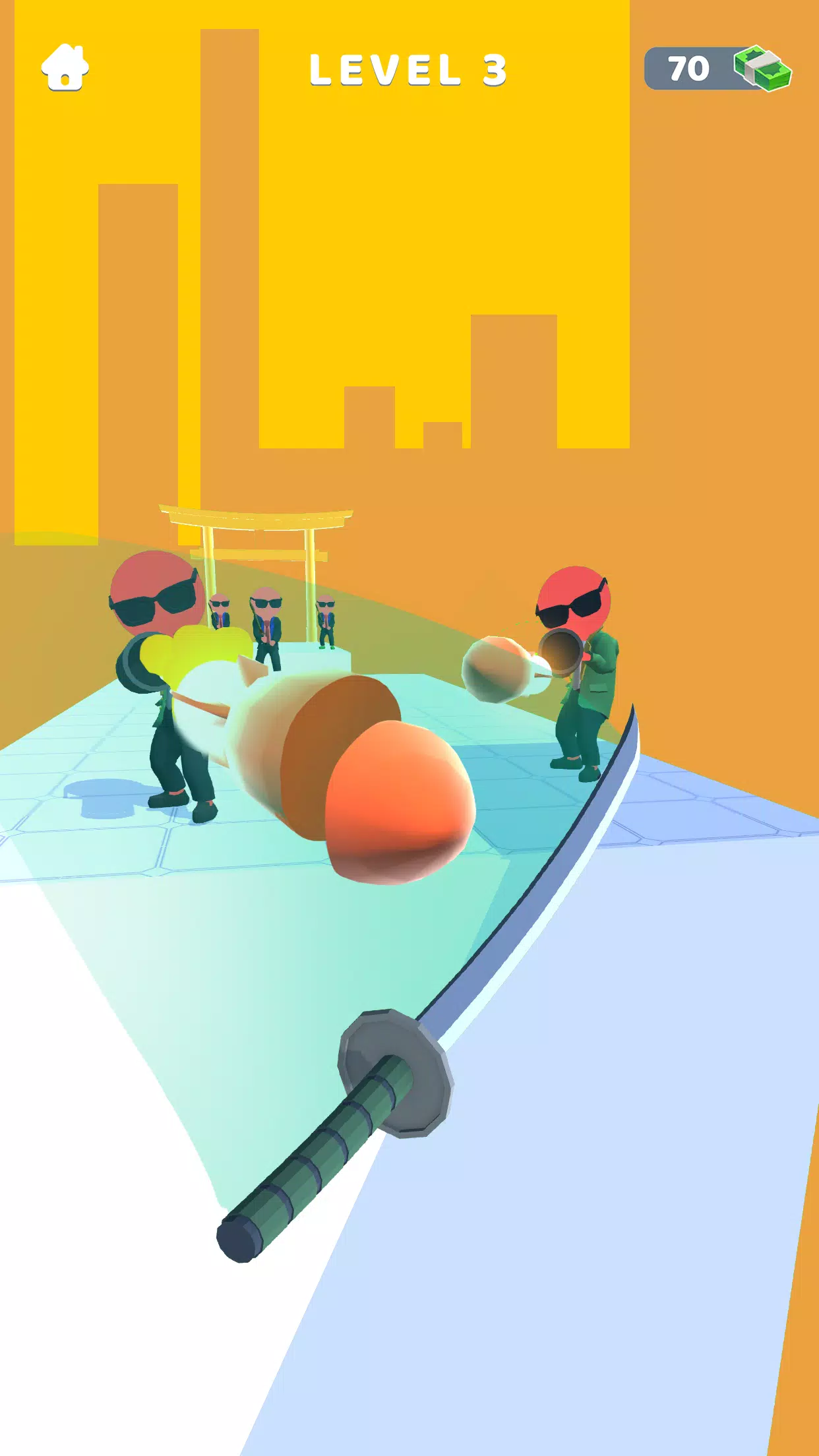 Sword Play! Ninja Slice Runner Captura de pantalla 2
