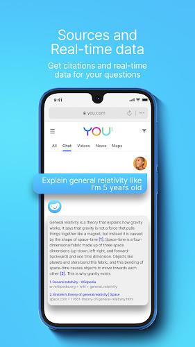 You.com — Personalized AI Chat 螢幕截圖 1