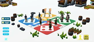 Ludo 3d Warriors: offline game Captura de tela 0