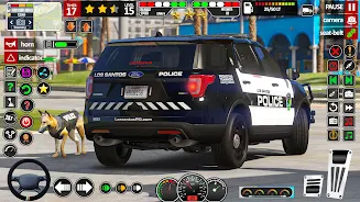 Cop Police Car Driving Game 3D スクリーンショット 1